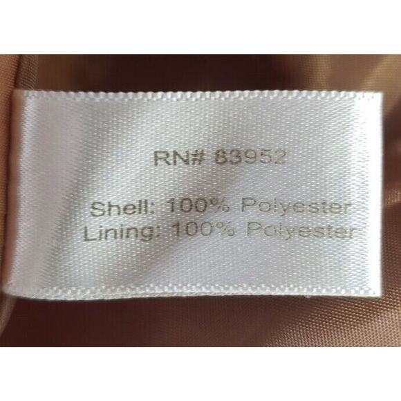 Boston Proper Womens Boho Folk Faux Suede Cropped Jacket Size 10 Tan Brown Indie - Picture 9 of 9